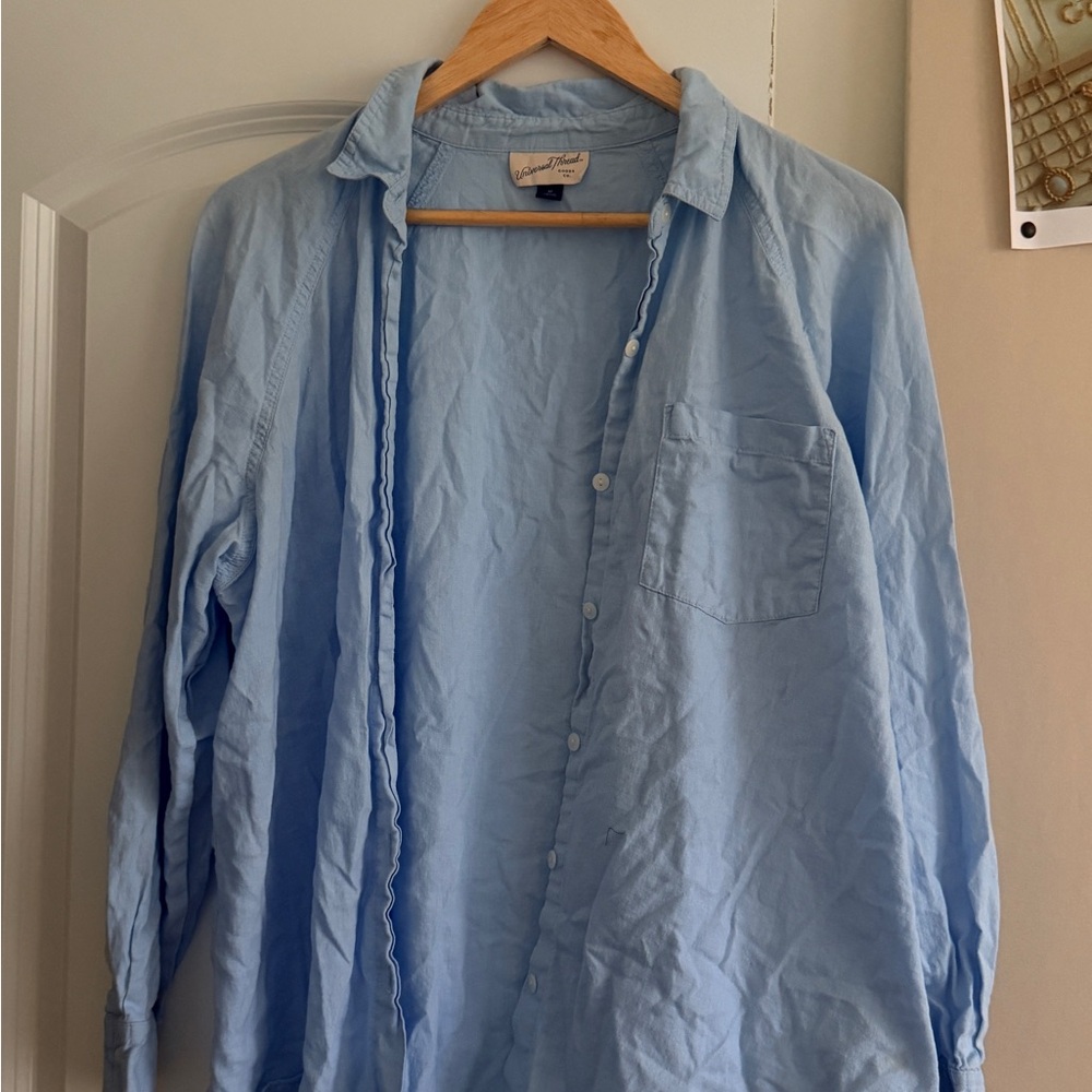 Light Blue Button-Up Shirt